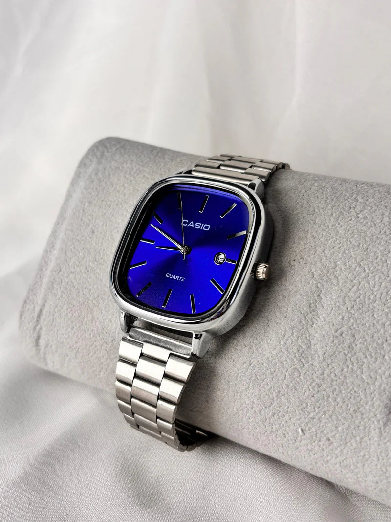 Casio Vintage Watch Silver - Blue