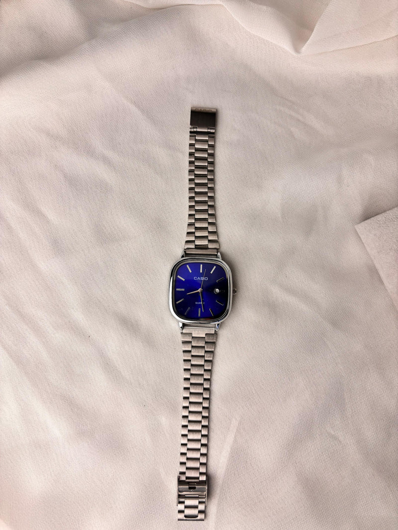 Casio Vintage Watch Silver - Blue