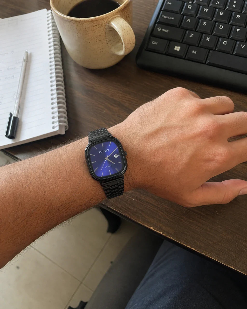 Vintage Casio - Black with Blue