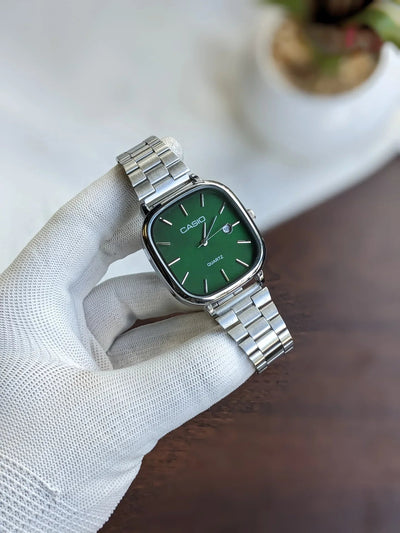 Vintage Casio - Silver with Green