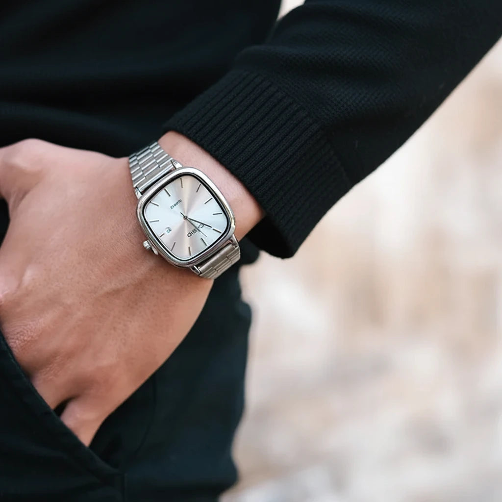 Vintage Casio - Silver with Silver