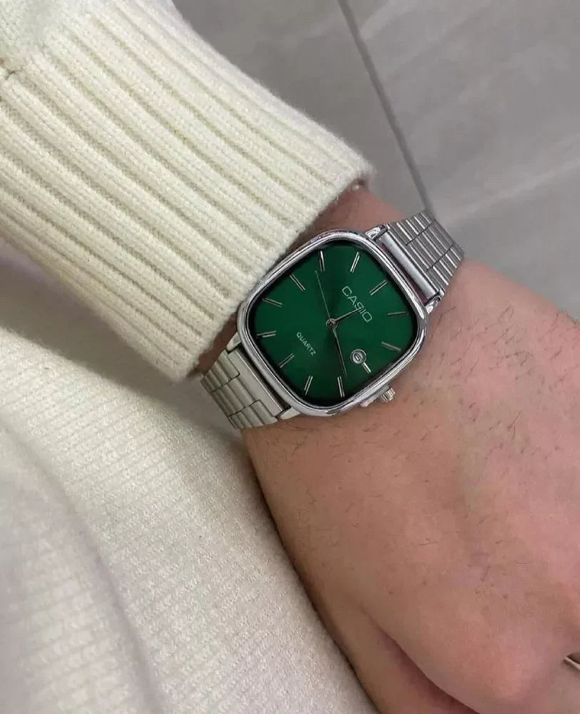 Vintage Casio - Silver with Green