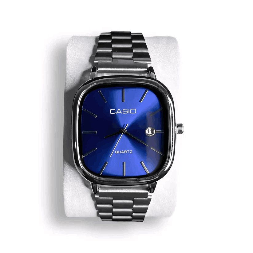 Casio Vintage Watch Silver - Blue